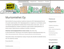 Tablet Screenshot of murtomiehet.fi